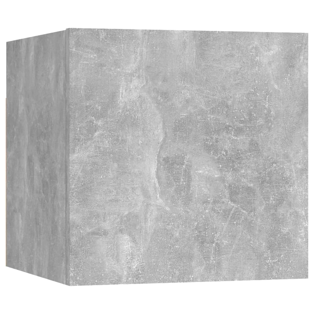 vidaXL Ensemble de meuble TV 7 pcs Gris béton Bois d'ingénierie - Image 5