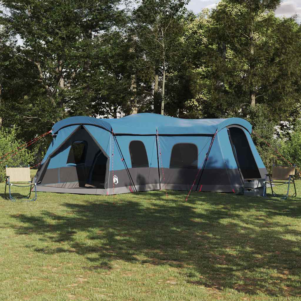vidaXL Tente Bleu 680 x 510 x 210 cm Polyester 185T avec revêtement PU