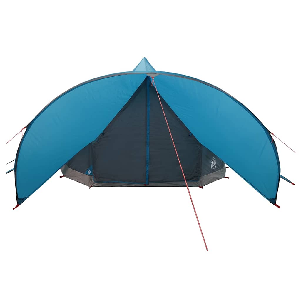 vidaXL Tente tipi avec toit avec évent Bleu et gris 600 x 600 x 347 cm - Image 5