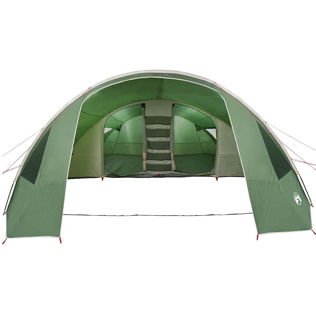 vidaXL Tente tunnel avec toit Vert et blanc 700 x 590 x 215 cm - Image 5