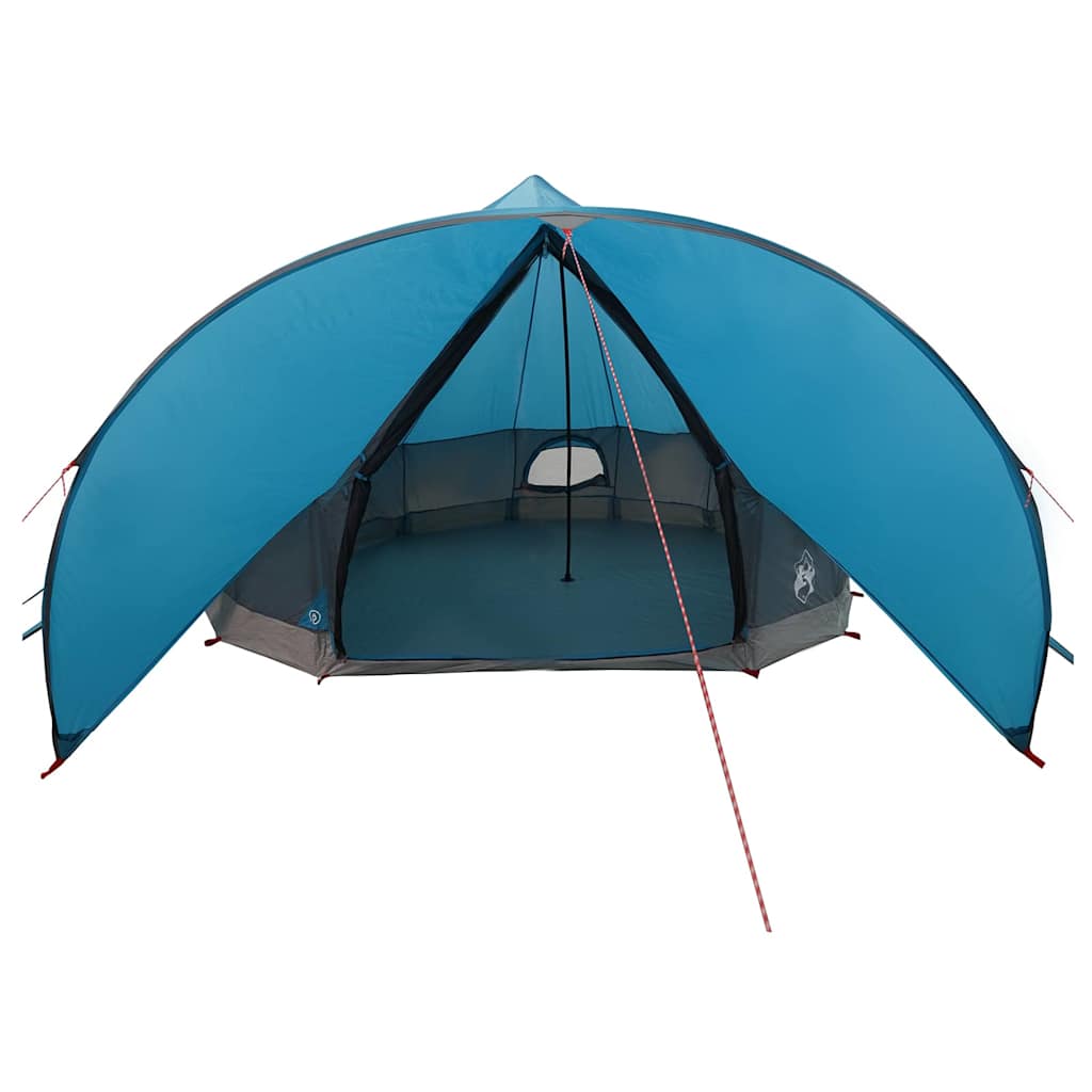 vidaXL Tente tipi avec toit avec évent Bleu et gris 600 x 600 x 347 cm - Image 6
