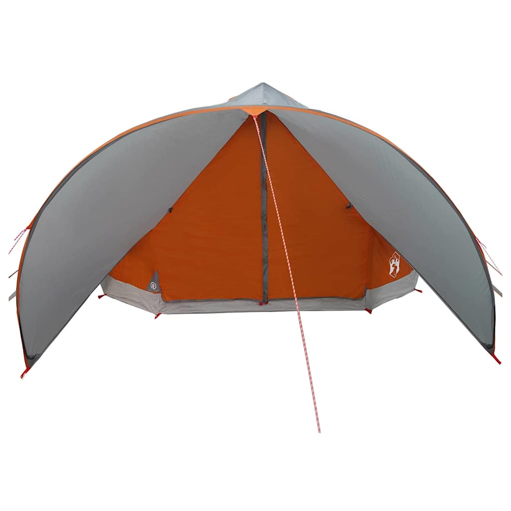 vidaXL Tente tipi avec toit Gris et orange 600 x 600 x 347 cm - Image 5