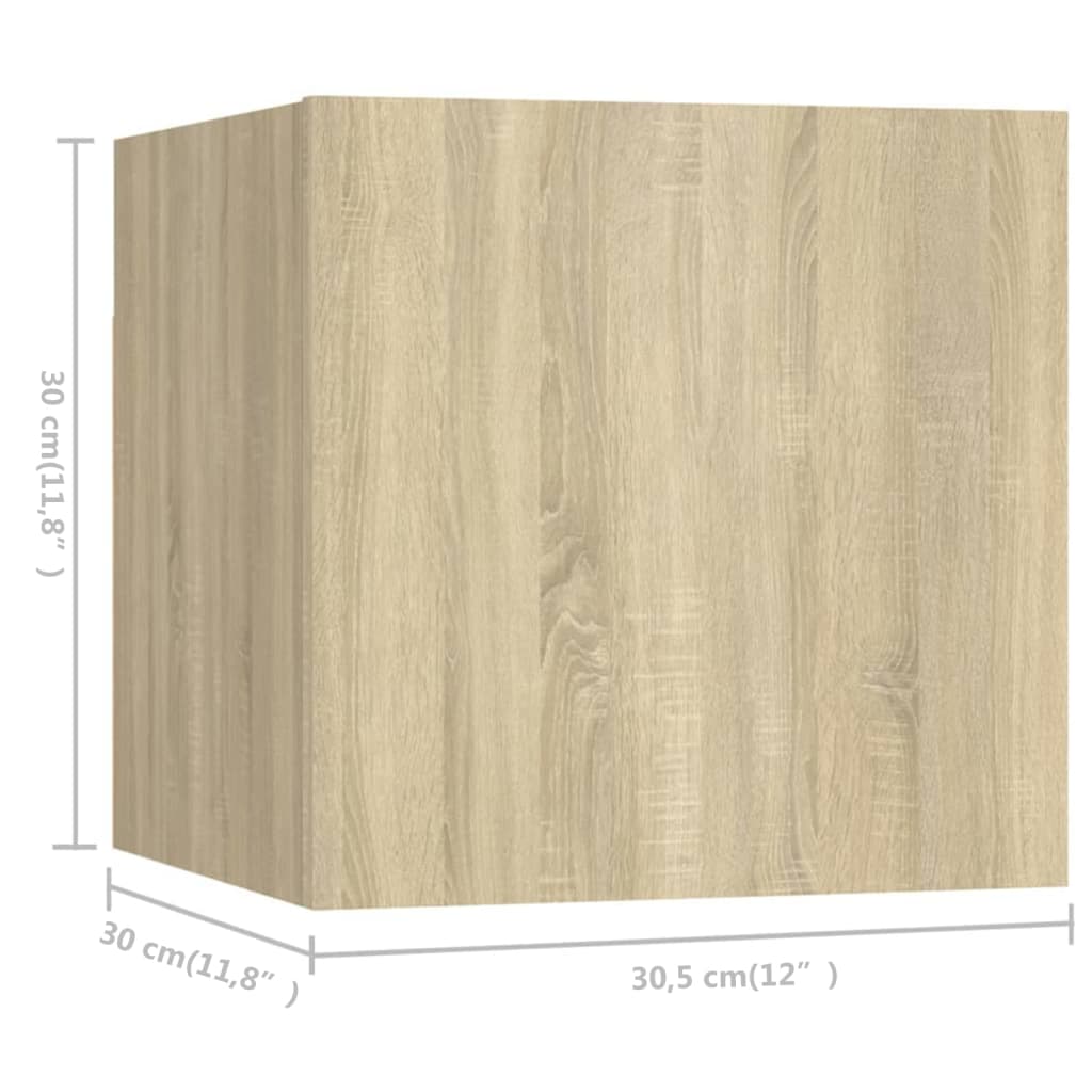 vidaXL Juego de muebles de salón 6 piezas roble Sonoma - Image 6