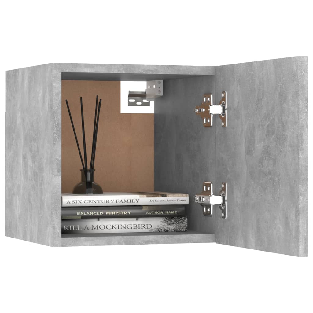 vidaXL Juego de muebles de salón 7 piezas gris hormigón - Image 5
