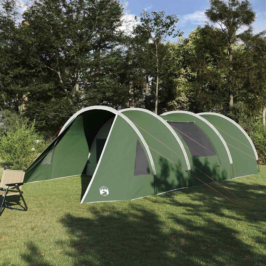 vidaXL Tienda de campaña tipo túnel Verde y 778 x 356 x 210 cm