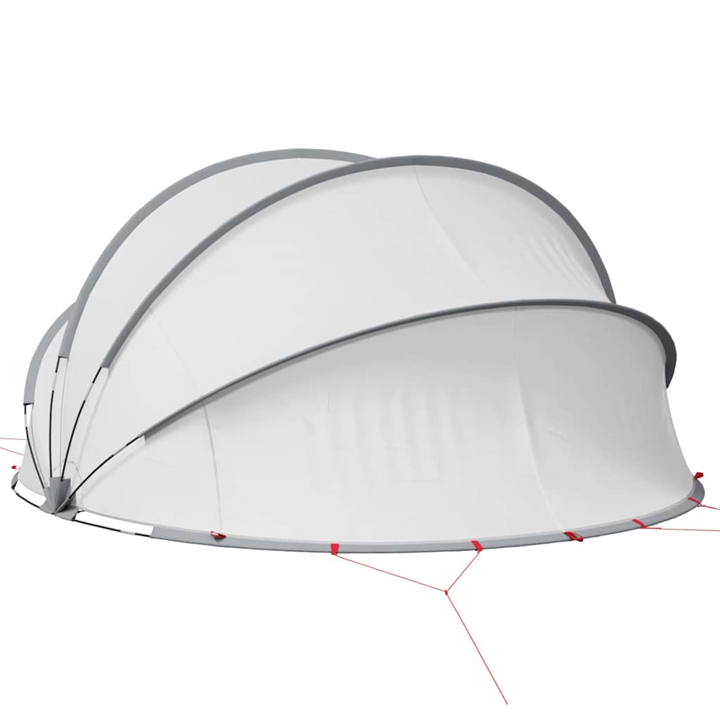 vidaXL Pool-Dome Grau und Orange 336 x 322 x 160 cm - Image 6