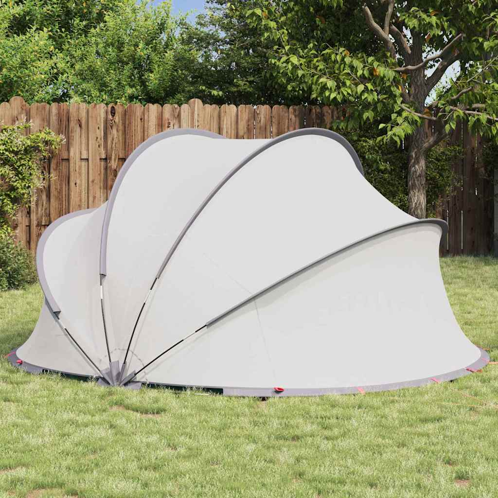 vidaXL Pool-Dome Grau und Orange 336 x 322 x 160 cm - Image 4