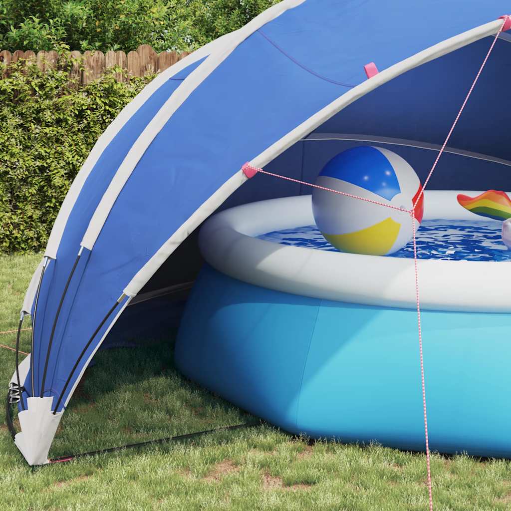 vidaXL Pool-Dome Blau 546 x 516 x 250 cm - Image 5