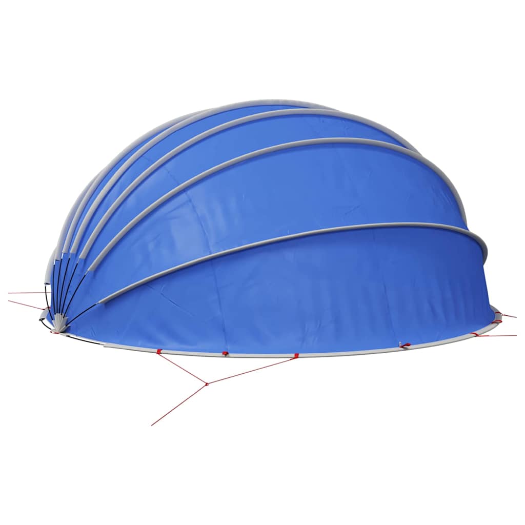 vidaXL Pool-Dome Blau 592 x 590 x 275 cm - Image 6