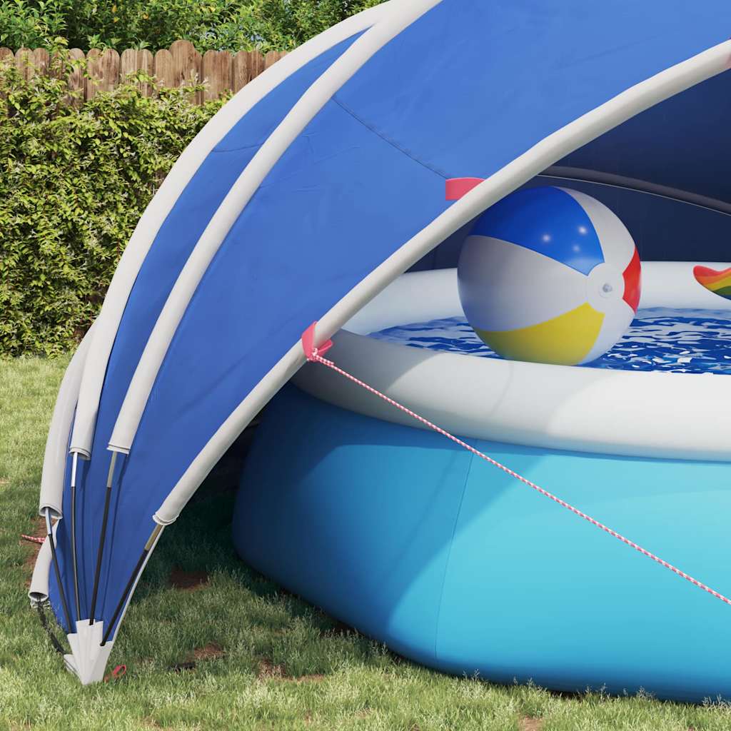 vidaXL Pool-Dome Blau 500 x 500 x 236 cm - Image 5
