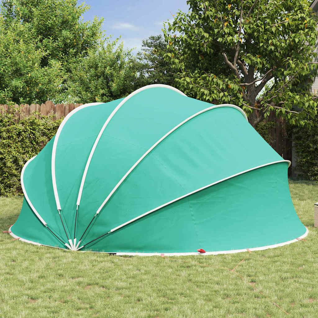 vidaXL Pool-Dome Grün 430 x 430 x 210 cm - Image 4