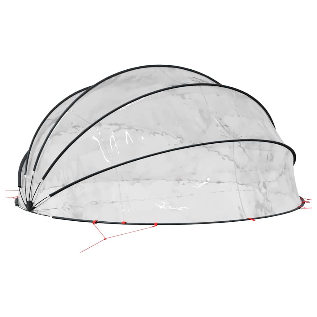 vidaXL Pool-Dome Transparent 500 x 500 x 236 cm PVC - Image 6