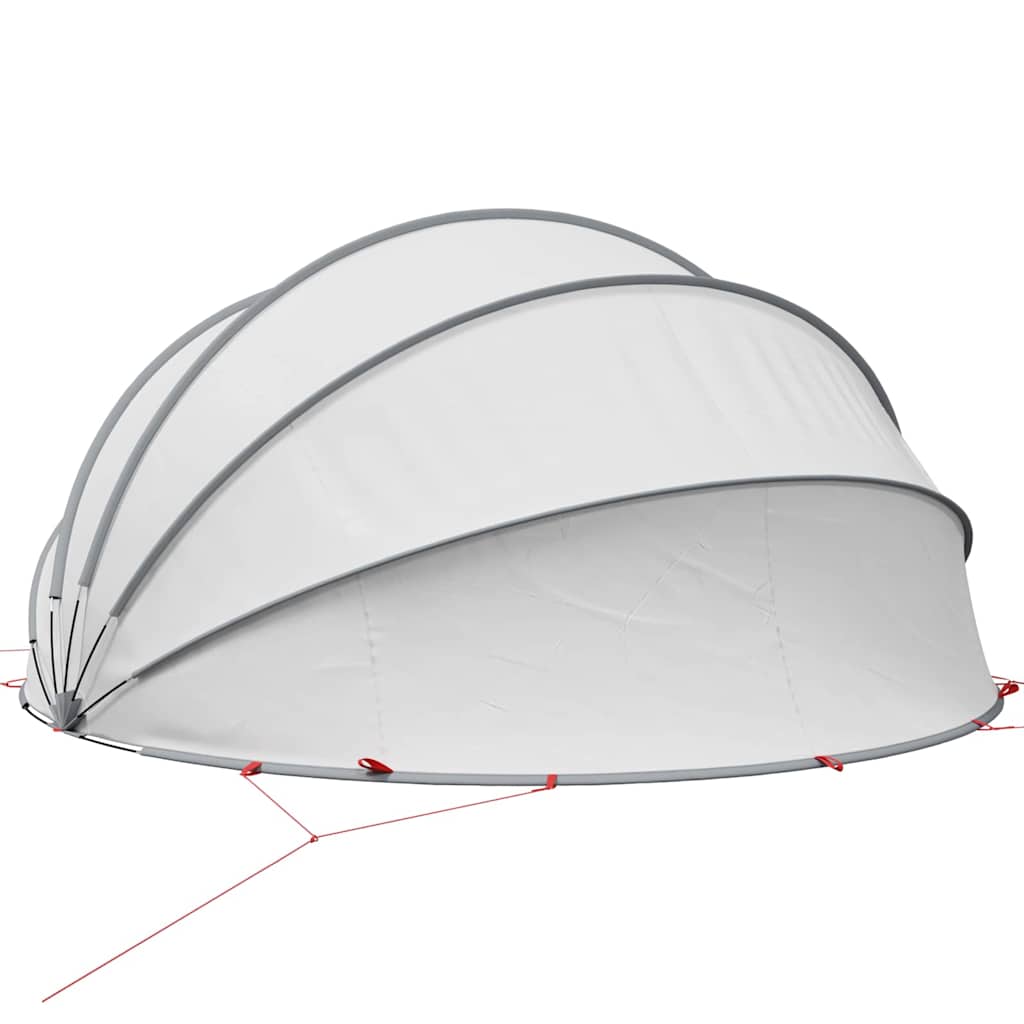 vidaXL Pool-Dome Grau und Orange 472 x 460 x 229 cm - Image 6