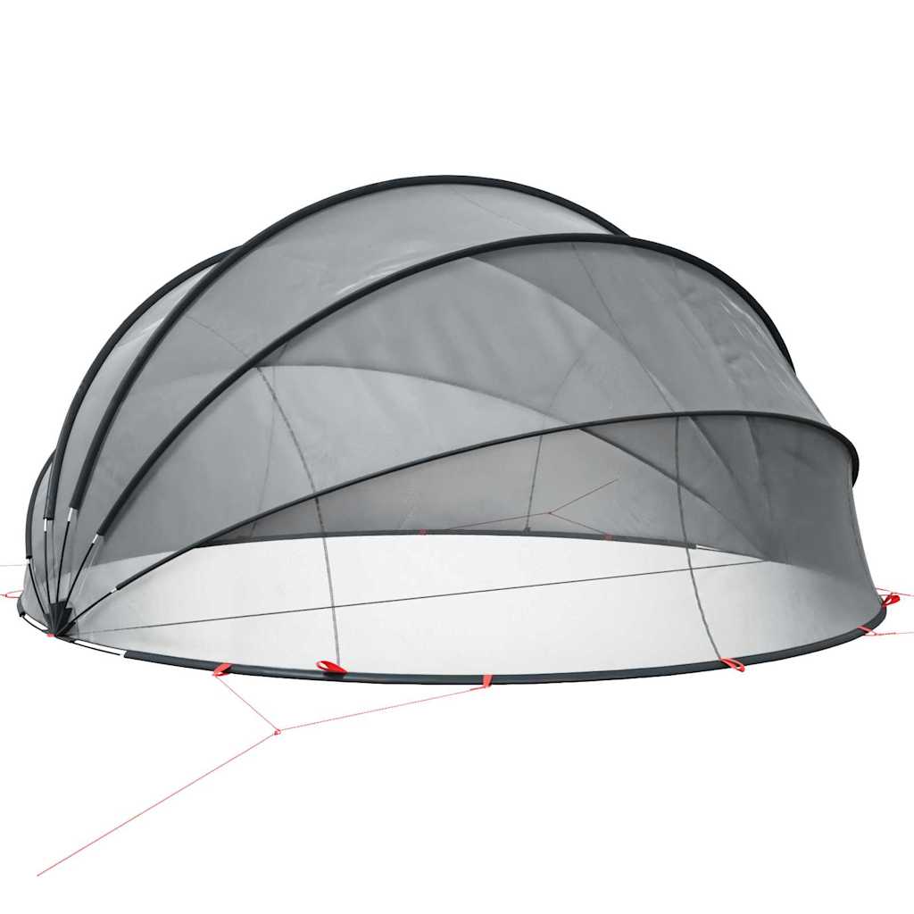 vidaXL Pool-Dome Schwarz 472 x 460 x 229 cm - Image 6