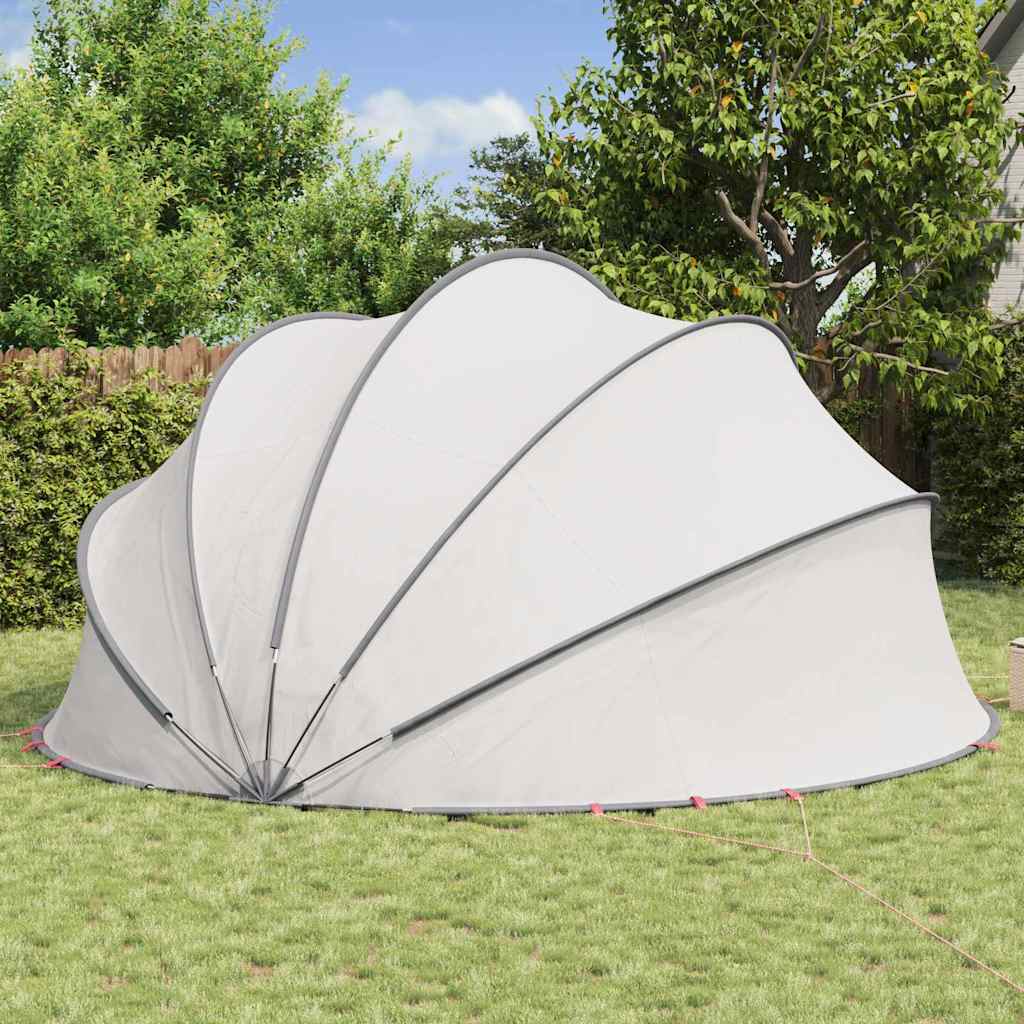 vidaXL Pool-Dome Grau und Orange 546 x 516 x 250 cm - Image 4