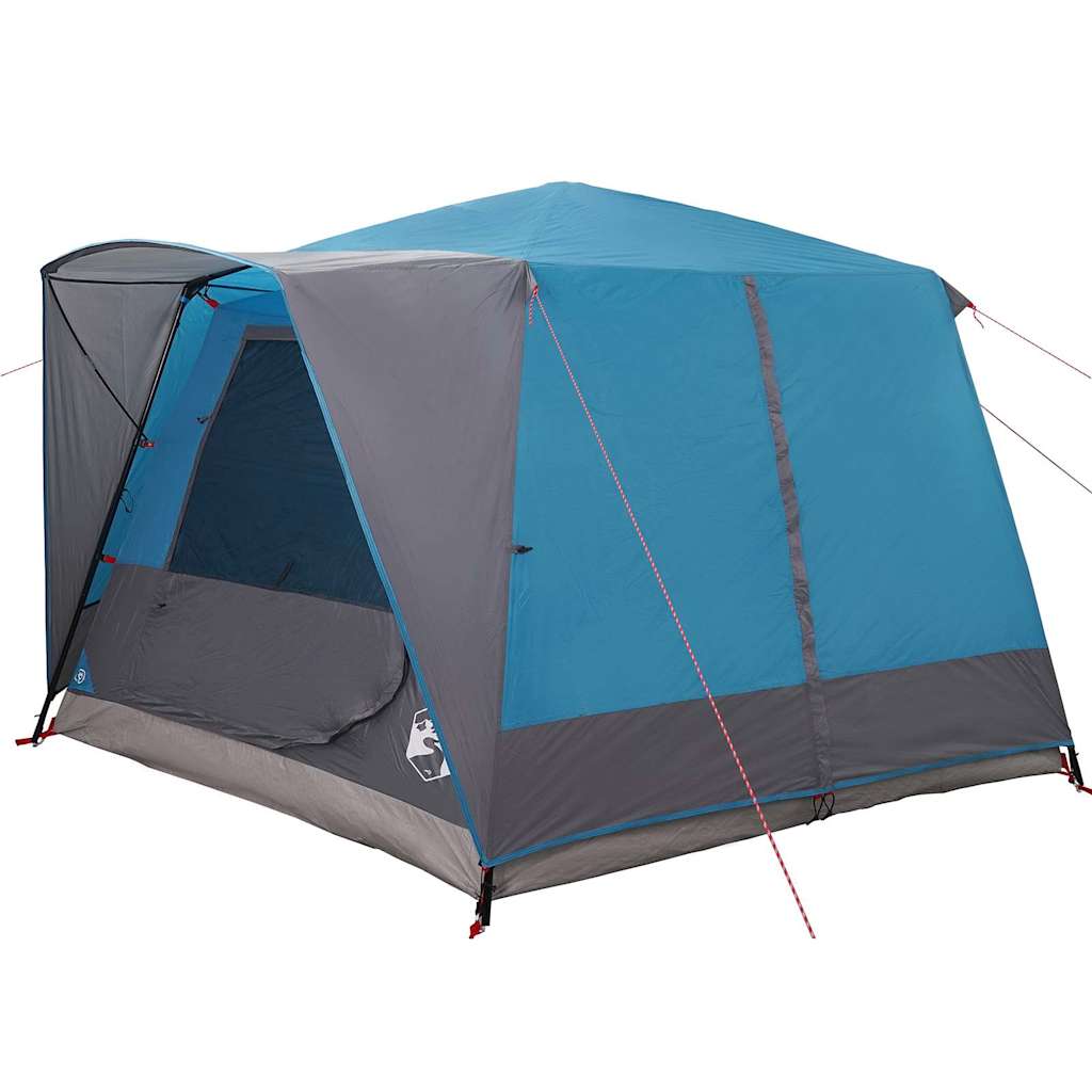 vidaXL Hütten-Zelt mit Dach mit Speicher Blau 400 x 350 x 212 cm - Image 4