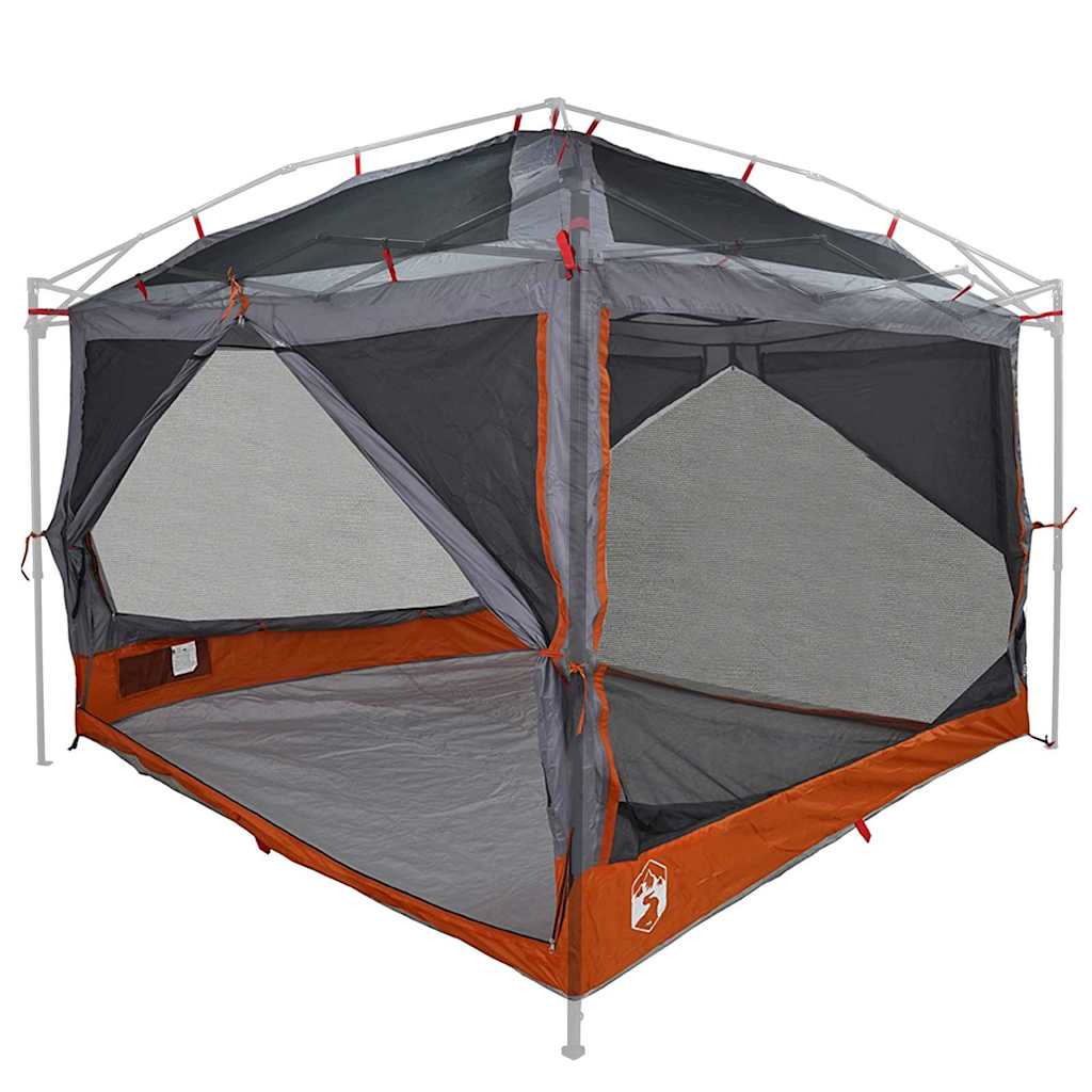 vidaXL Innenzelt mit Dach Grau und Orange 300 x 300 x 250 cm - Image 3
