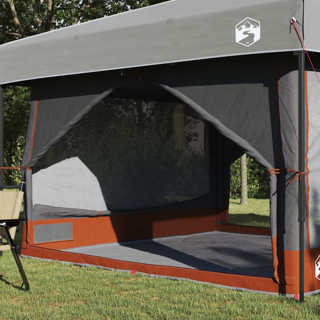 vidaXL Innenzelt mit Dach Grau und Orange 300 x 300 x 250 cm - Image 4