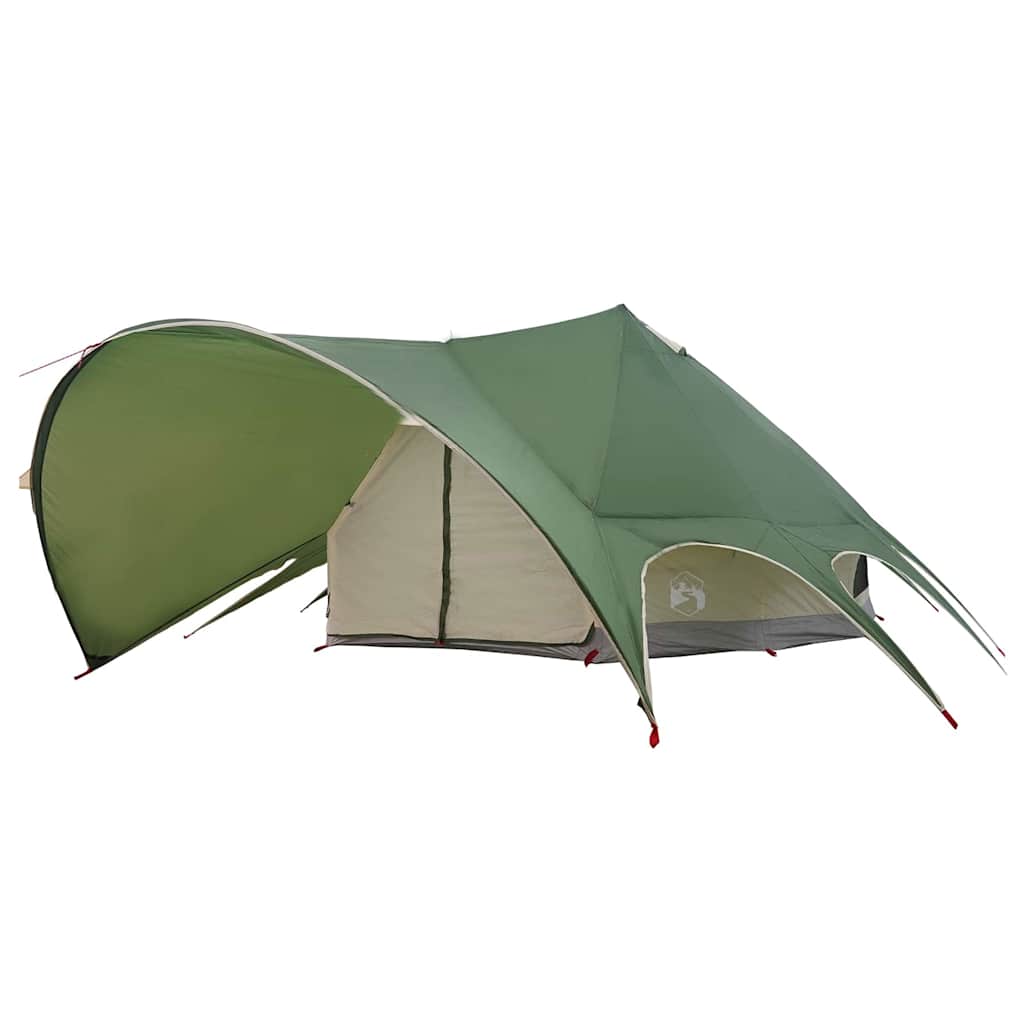 vidaXL Teepee Zelt mit Dach Grün und Grau 600 x 600 x 347 cm - Image 4