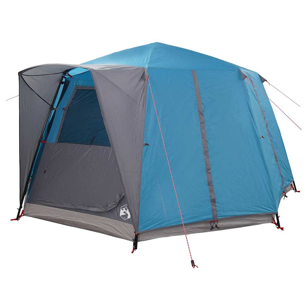 vidaXL Hütten-Zelt mit Dach mit Speicher Blau 425 x 396 x 222 cm - Image 4
