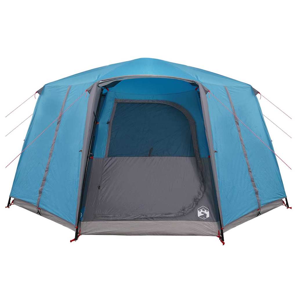 vidaXL Hütten-Zelt mit Dach mit Speicher Blau 425 x 396 x 222 cm - Image 5