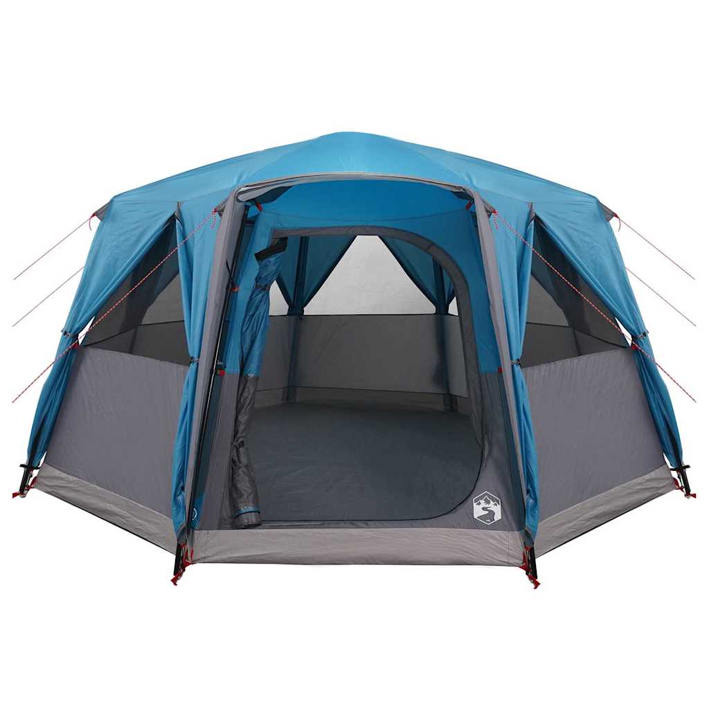 vidaXL Hütten-Zelt mit Dach mit Speicher Blau 425 x 396 x 222 cm - Image 6