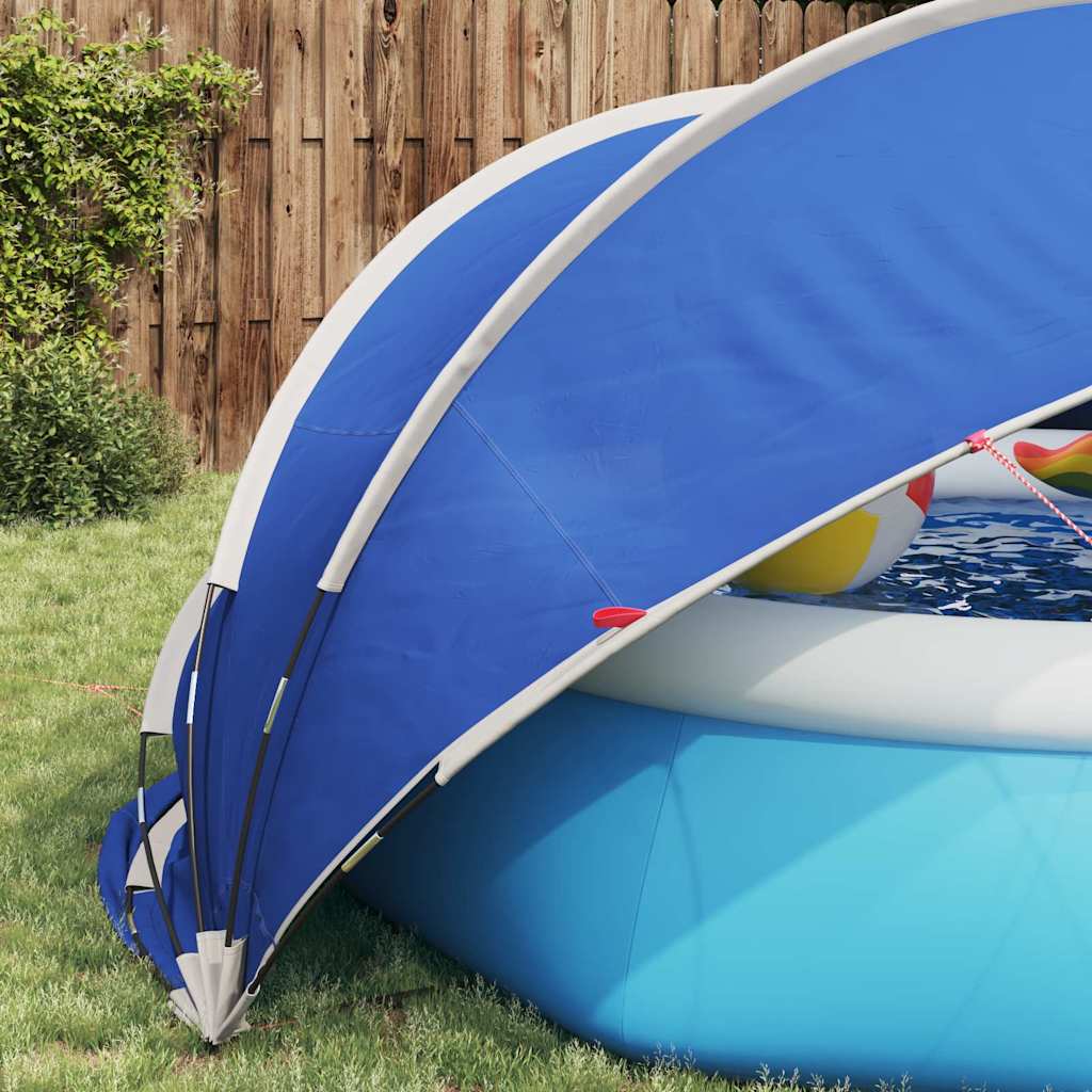 vidaXL Pool-Dome Blau 336 x 322 x 160 cm - Image 5