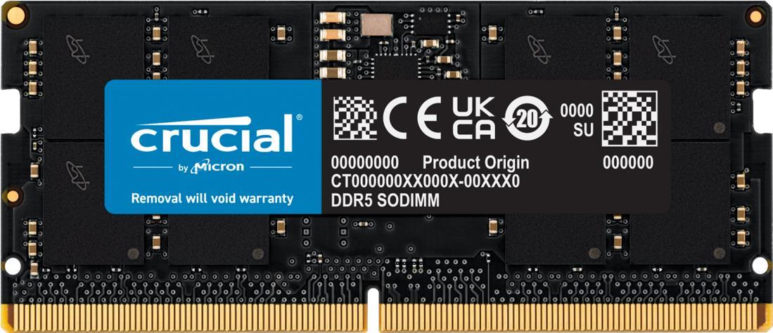Crucial 16gb Ddr5-4800 Sodimm (ct16g48c40s5)