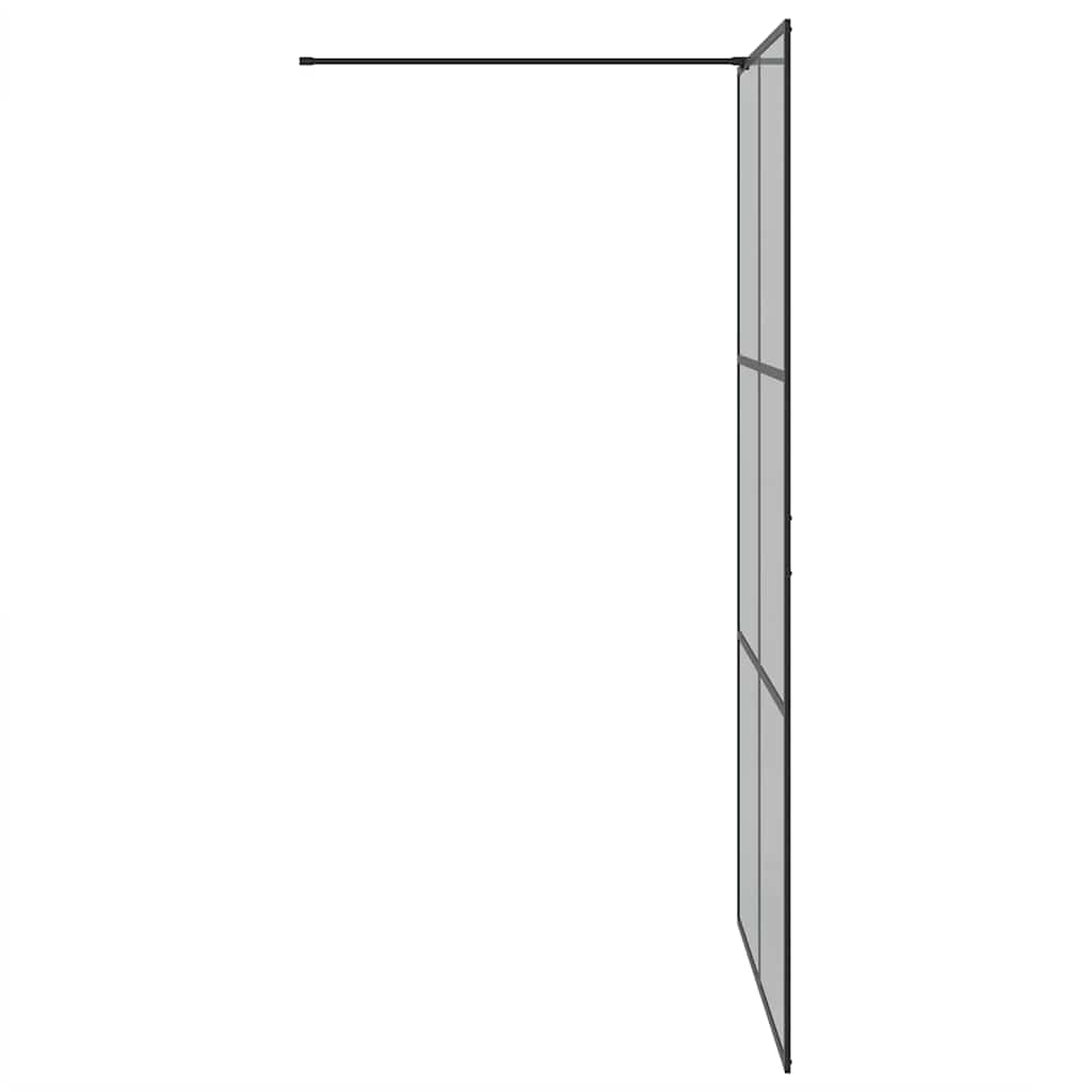 Parete Doccia WalK-In Nero 115 X 195 Cm Vetro Temperato - Image 5