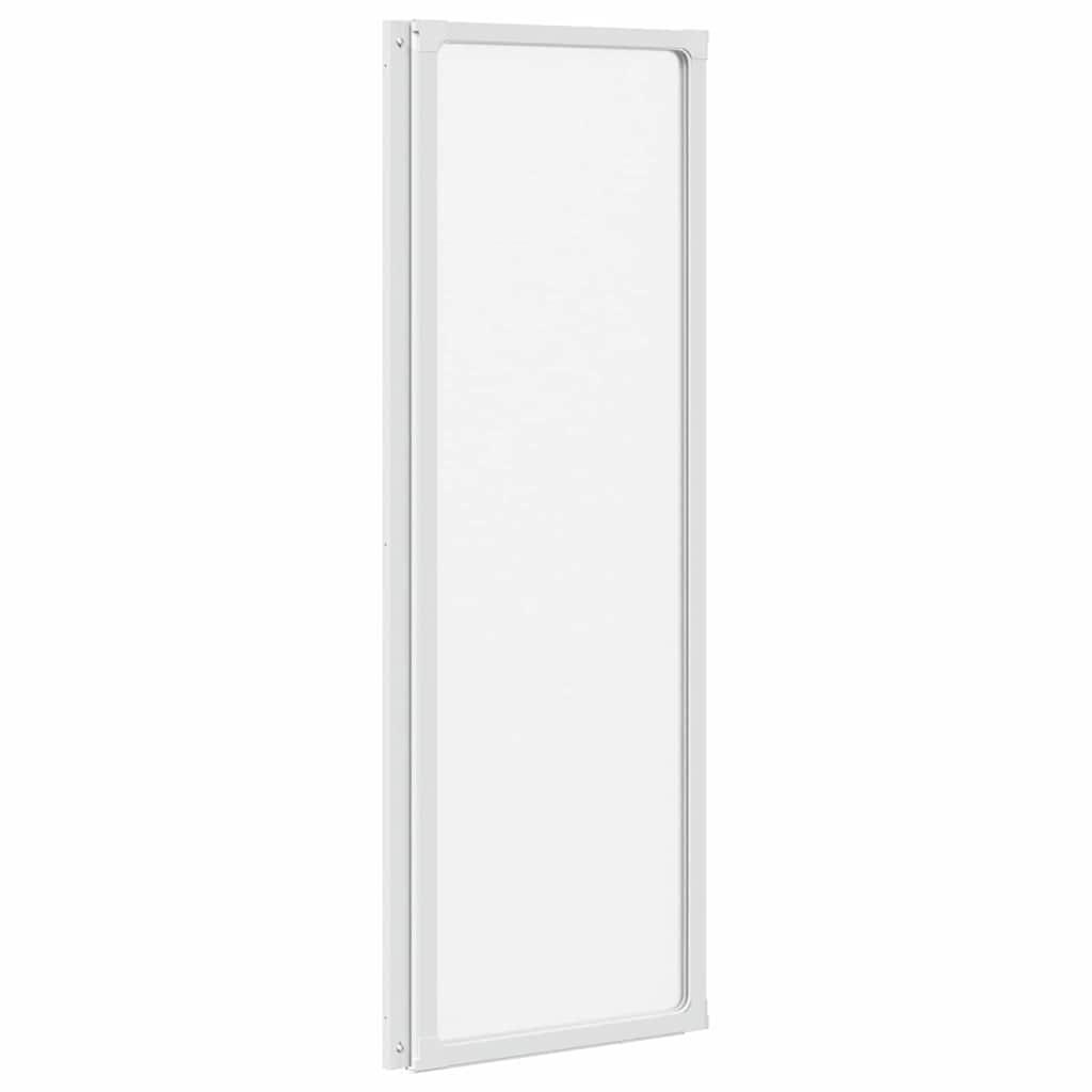 Schermo Da Bagno Glassato 120 X 117 Cm Alluminio & Pannello pp - Image 6