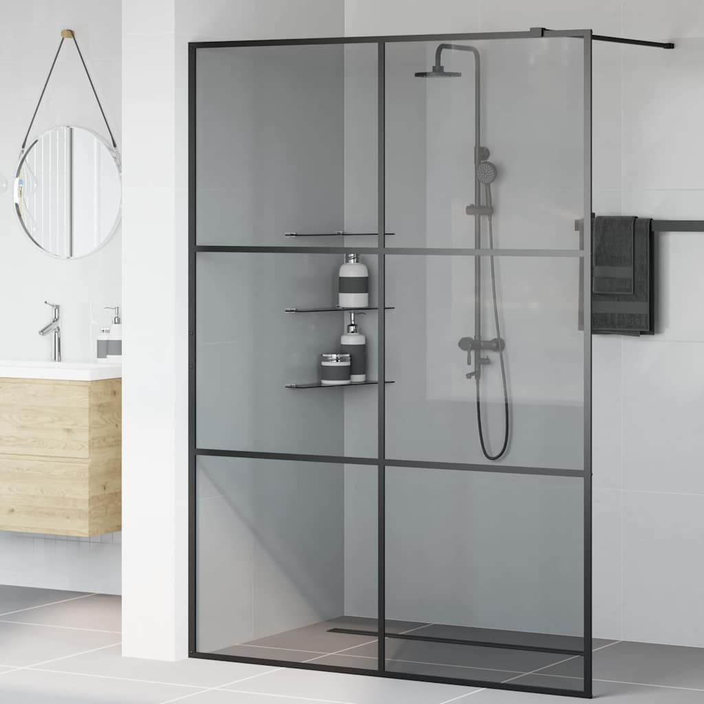 Parete Doccia WalK-In Nero 140 X 195 Cm Vetro Temperato - Image 3