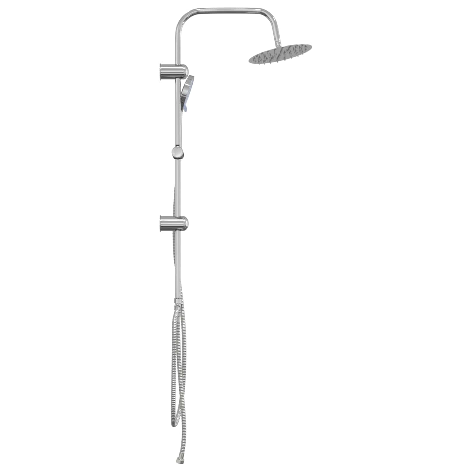 Sistema Doccia Argento 45 X 20 X 96 Cm Ottone, Sus201 E Abs - Image 4