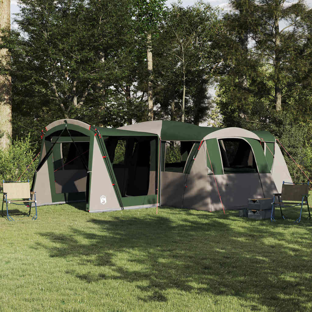 Tenda Familiare Con Tetto Verde E Bianco 745 X 700 X 217 cm