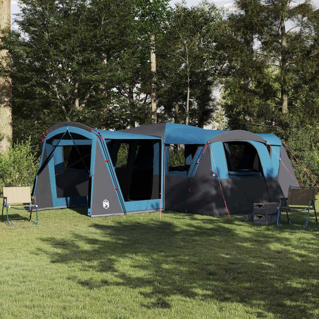 Tenda Familiare Con Tetto Blu E Grigio 745 X 700 X 217 cm
