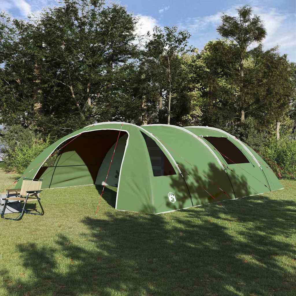 Tenda A Tunnel Con Tetto Verde E Bianco 700 X 590 X 215 cm