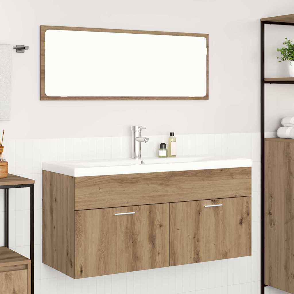 Mobile Da Bagno Rovere Artigianale 100 X 38,5 X 46 cm - Image 4