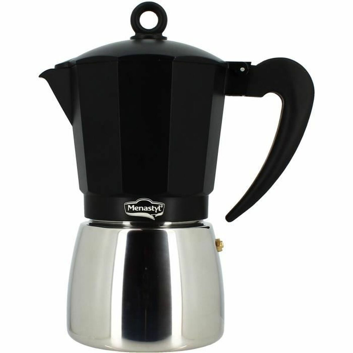 Caffettiera Italiana Menastyl Alluminio 9 Tazze 6 Tazze