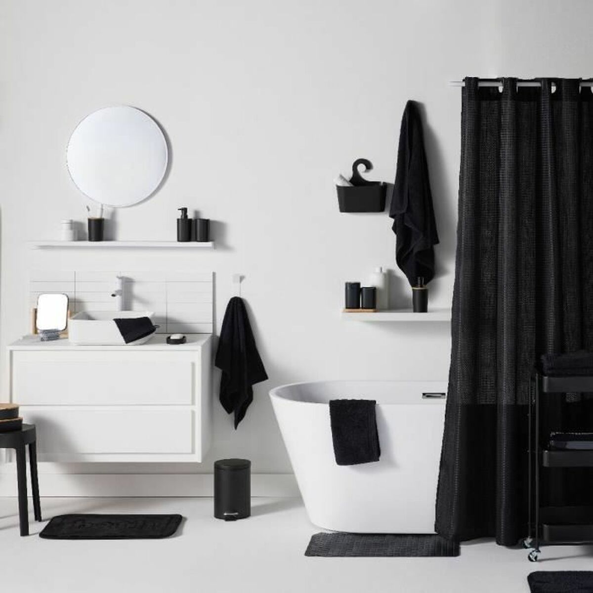 Cestino A Pedale Today Utility Nero 3 L 17 X 25 cm - Image 5