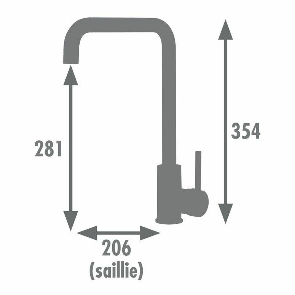 Rubinetto Monocomando Edouard Rousseau Soto Cromo Forma A C - Image 3