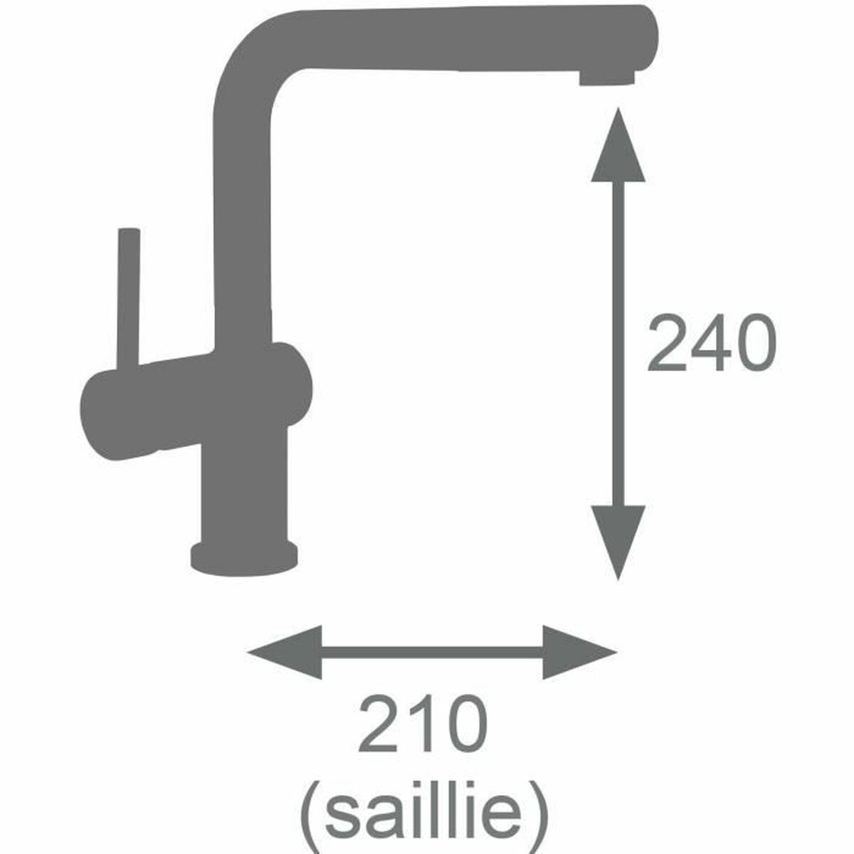 Rubinetto Monocomando Edouard Rousseau Square - Image 5