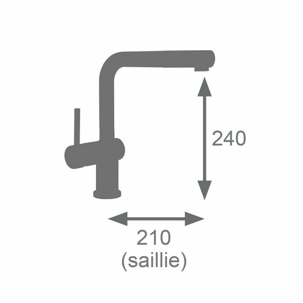 Rubinetto Monocomando Edouard Rousseau Square - Image 6