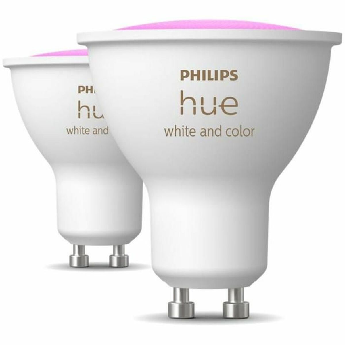 Lampadina Led Philips Bianco E Gu10 400 Lm 2 Unità (6500 k)