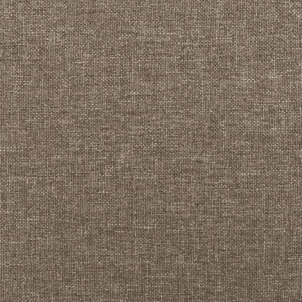 vidaXL Colchón de muelles ensacados tela gris taupe 160x200x20 cm - Image 6