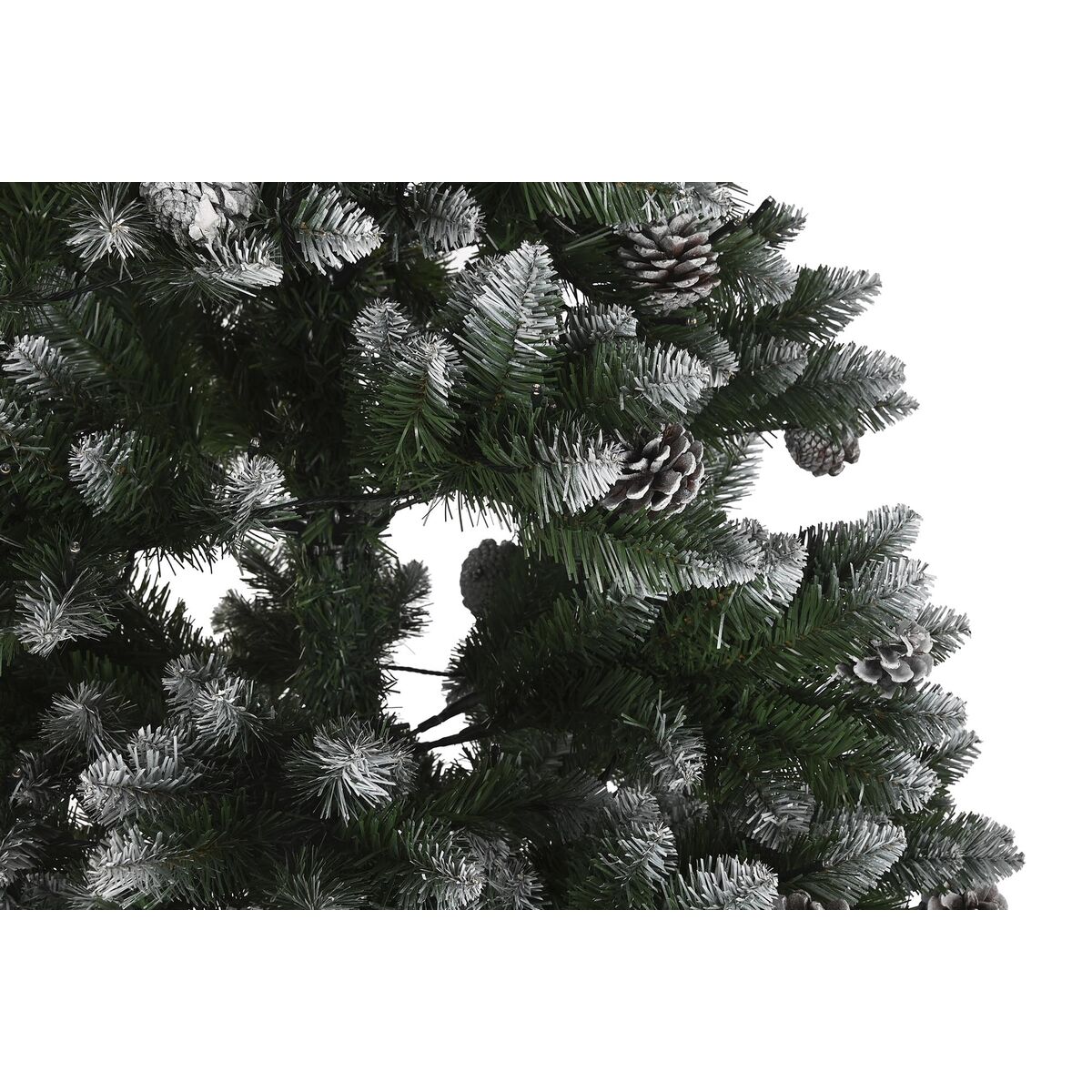 Albero di Natale DKD Home Decor Luce LED Verde Metallo Polietilene 130 x 130 x 218 cm - Image 3