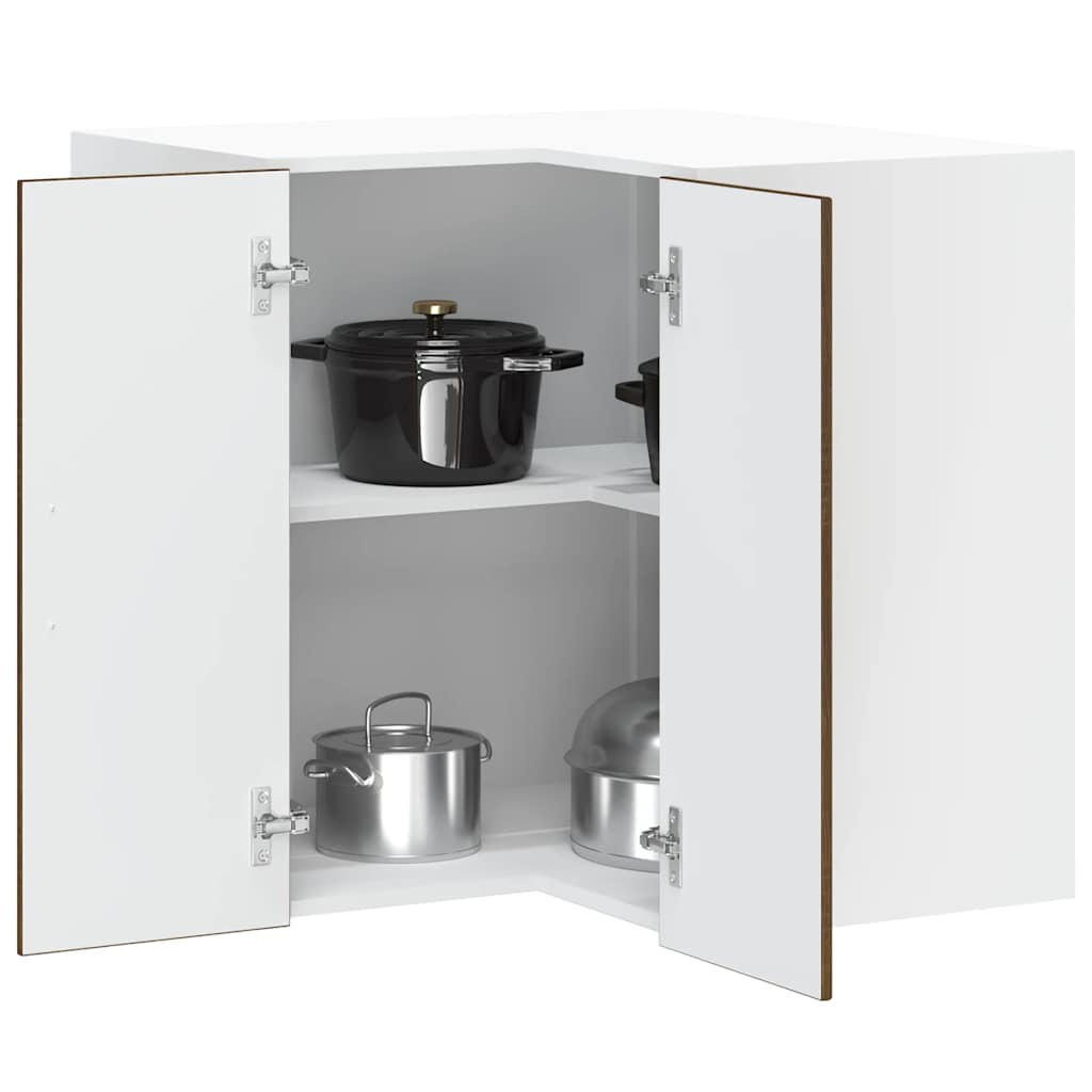 vidaXL Mueble de cocina esquina pared Porto roble marrón