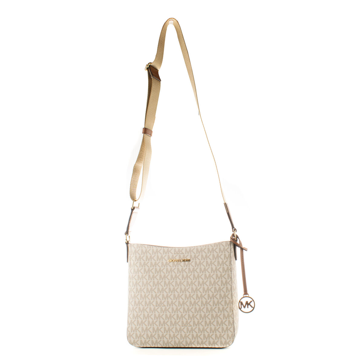 Borsa a Tracolla Michael Kors 35S4GTVC5B-VANILLA Beige 22 x 20 x 7 cm
