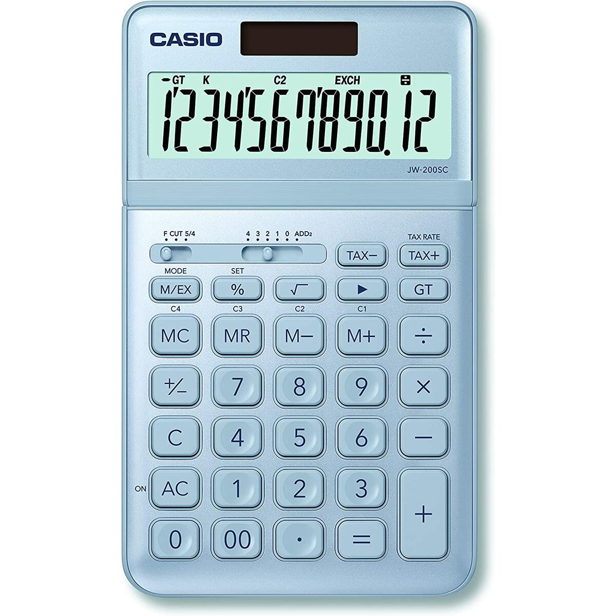 Calcolatrice Casio JW-200SC-BU Azzurro Plastica