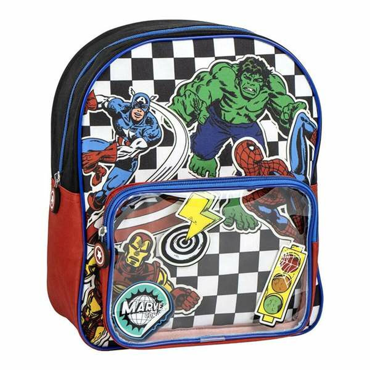 Zaino Scuola The Avengers Nero