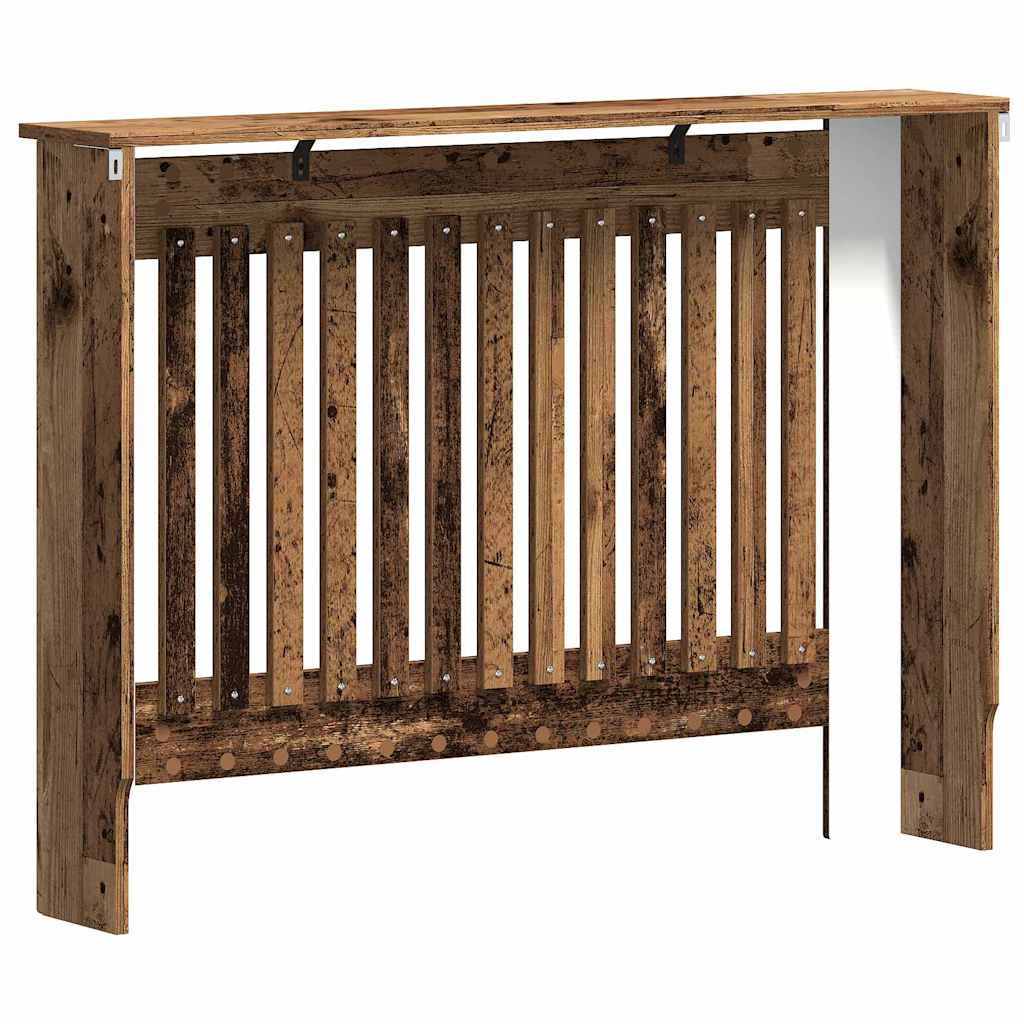 vidaXL Heizkörperabdeckung Altholz 112 x 19 x 81,5 cm Holzwerkstoff - Image 6