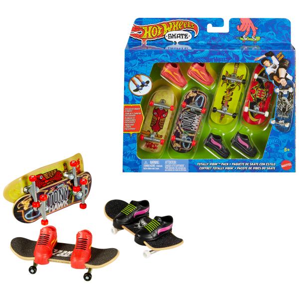 Monopattino da dita Hot Wheels 8 Pezzi